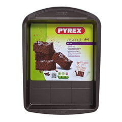 Ahjuvorm Pyrex Asimetria Ristkülikukujuline Must 28 x 22 cm Metall (6 Ühikut) hind ja info | Ahjuvormid ja küpsetustarvikud | kaup24.ee