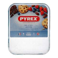 Ahjuvorm Pyrex Classic Lame 33 x 27 x 2 cm Läbipaistev Klaas (6 Ühikut) hind ja info | Ahjuvormid ja küpsetustarvikud | kaup24.ee