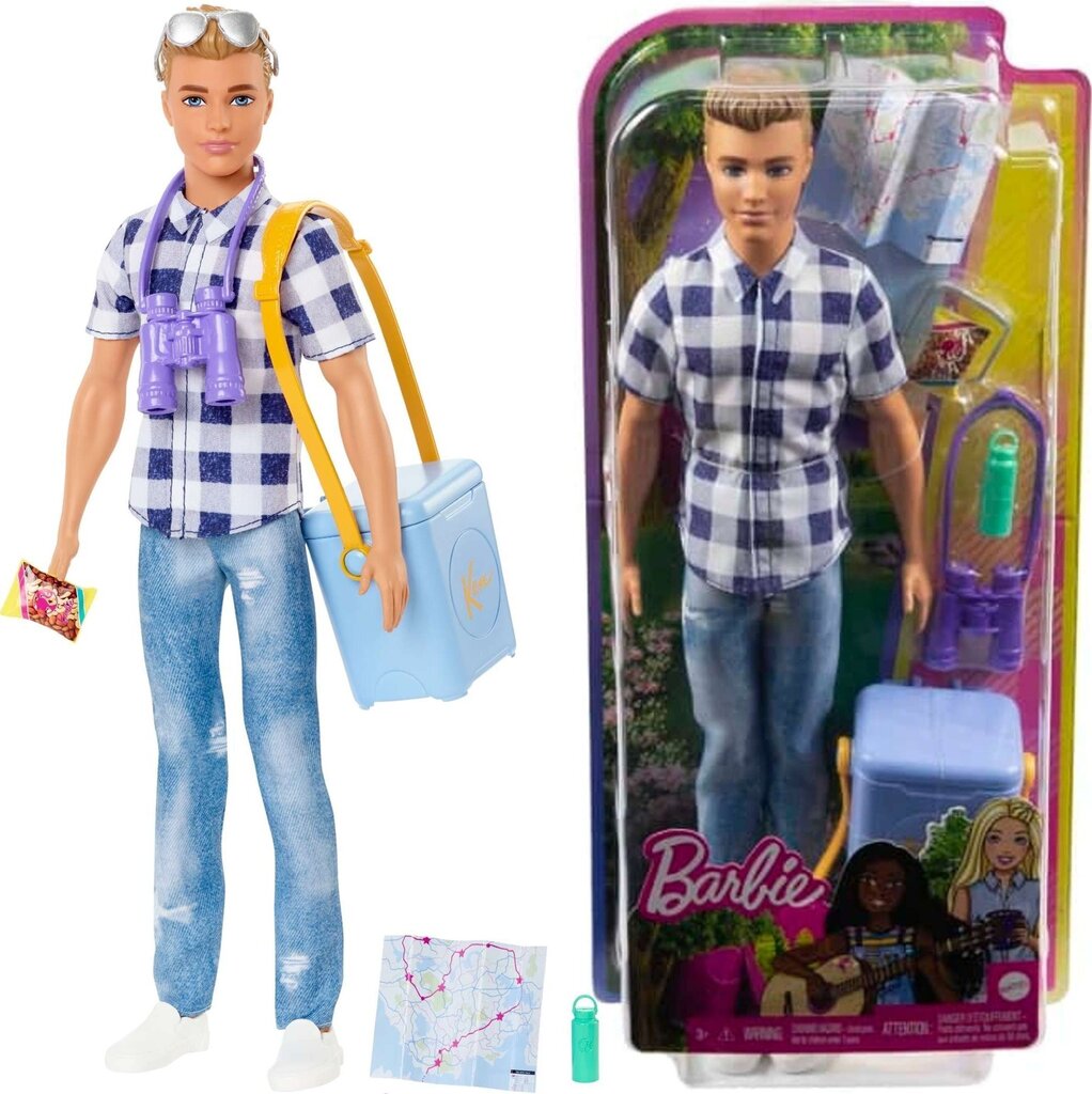 Barbie Kemping Ken nukk aksessuaaridega hind ja info | Tüdrukute mänguasjad | kaup24.ee