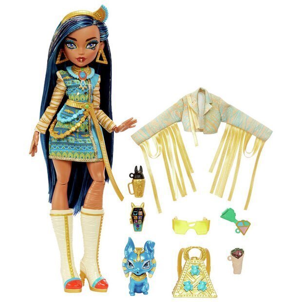 Nukk koos aksessuaaridega Monster High Core Cleo De Nile цена и информация | Tüdrukute mänguasjad | kaup24.ee