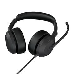 Jabra Evolve2 50 MS Stereo Black цена и информация | Наушники | kaup24.ee