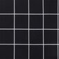 vidaXL aiatooli istmepadjad 4 tk, must ruudumuster, 50 x 50 x 3 cm hind ja info | Toolipadjad ja -katted | kaup24.ee