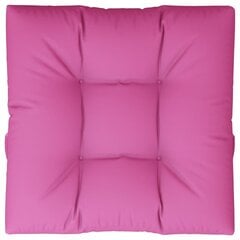 vidaXL euroaluse istmepadi, roosa, 70 x 70 x 12 cm, kangas hind ja info | Toolipadjad ja -katted | kaup24.ee