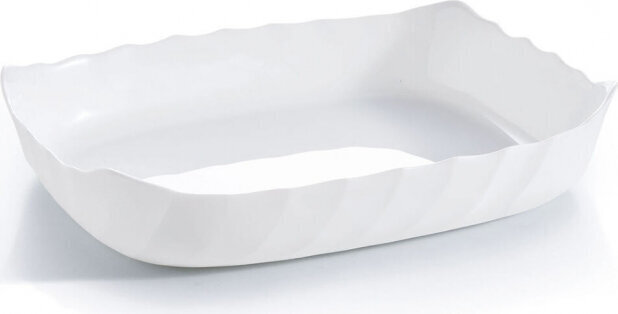 Serveerimisvaagen Luminarc Smart Cuisine Ristkülikukujuline Valge Klaas 29 x 30 cm (6 Ühikut) hind ja info | Ahjuvormid ja küpsetustarvikud | kaup24.ee