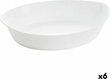 Ahjuvorm Luminarc Smart Cuisine ovaalne 32 x 20 cm Valge Klaas (6 Ühikut) hind ja info | Ahjuvormid ja küpsetustarvikud | kaup24.ee