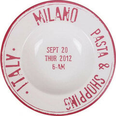 Taldrik Italy Portselan Punane (Ø 28 x 28 x 6 cm) цена и информация | Посуда, тарелки, обеденные сервизы | kaup24.ee