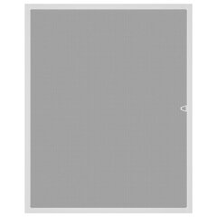 vidaXL putukavõrk aknale, valge, 80 x 100 cm цена и информация | Москитные сетки | kaup24.ee