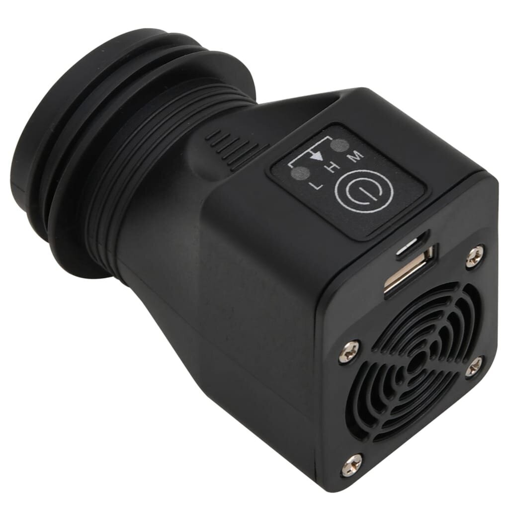 vidaXL puupliit USB ventilaatoriga, hõbedane, 35,5x26x28 cm, teras hind ja info | Kaminad | kaup24.ee