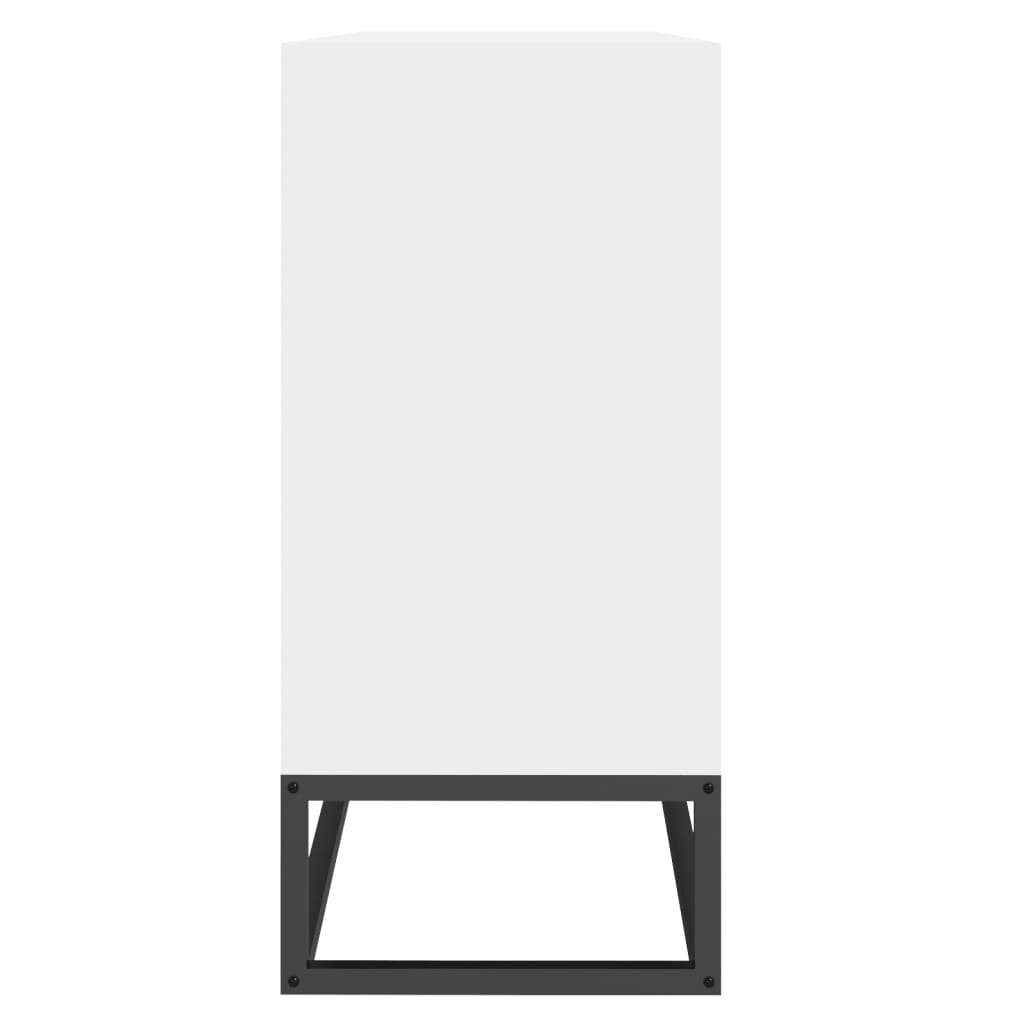 vidaXL puhvetkapp, valge, 105 x 30 x 65 cm, tehispuit цена и информация | Elutoa väikesed kapid | kaup24.ee