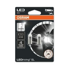 Autopirn Osram OS3893DWP-02B 12 V 6000 K 0,8 W BA9S цена и информация | Автомобильные лампочки | kaup24.ee