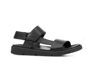 Meeste sandaalid Geox Xand 2S, mustad цена и информация | Мужские шлепанцы, босоножки | kaup24.ee