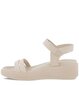 Naiste sandaalid Ecco Flowt Wedge LX Sandals, kreemjad цена и информация | Naiste sandaalid | kaup24.ee