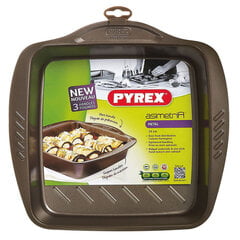 Форма для выпечки Pyrex Asimetria Квадратный Чёрный Металл 24 x 24 cm (6 штук) цена и информация | Формы, посуда для выпечки | kaup24.ee