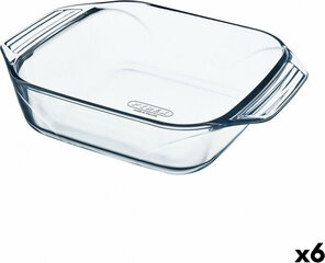 Ahjuvorm Pyrex Irresistible Kandiline 29,2 x 22,7 x 6,8 cm Läbipaistev Klaas (6 Ühikut) hind ja info | Ahjuvormid ja küpsetustarvikud | kaup24.ee