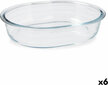 Ahjuvorm Pyrex Classic ovaalne Läbipaistev Klaas 25 x 20 x 6 cm (6 Ühikut) цена и информация | Ahjuvormid ja küpsetustarvikud | kaup24.ee