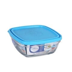 Lõunasöögi karp Duralex Freshbox Sinine Kandiline (17 x 17 x 7 cm) (1,15 L) цена и информация | Посуда для хранения еды | kaup24.ee