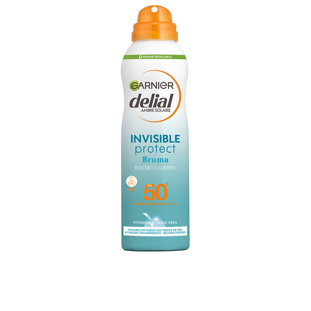 Päikesekaitsepihusti Garnier Invisible Protect Spf 50 (200 ml) hind ja info | Päikesekreemid | kaup24.ee