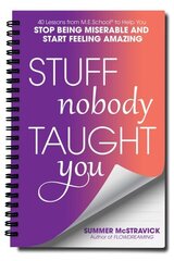 Stuff Nobody Taught You: 40 Lessons from M.E.School (R) to Help You Stop Being Miserable and Start Feeling Amazing hind ja info | Eneseabiraamatud | kaup24.ee