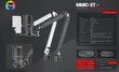 Stuudio mikrofon mehaanilise alusega Mars Gaming MMIC-XT USB-C / 192Khz 24 bit hind ja info | Mikrofonid | kaup24.ee