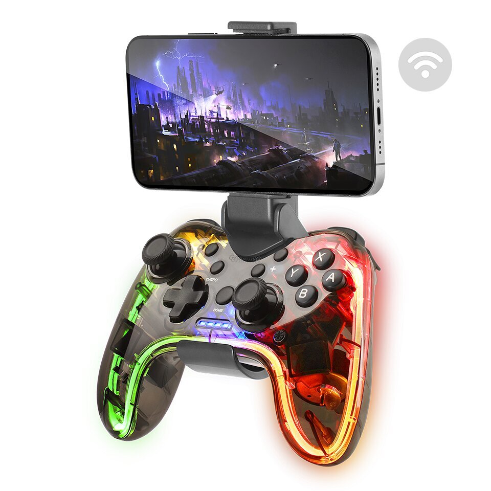 Juhtmeta mängukontroller Mars Gaming MGP-BT Bluetooth USB-C / X-input & D-input / Gyroscope цена и информация | Mängupuldid | kaup24.ee