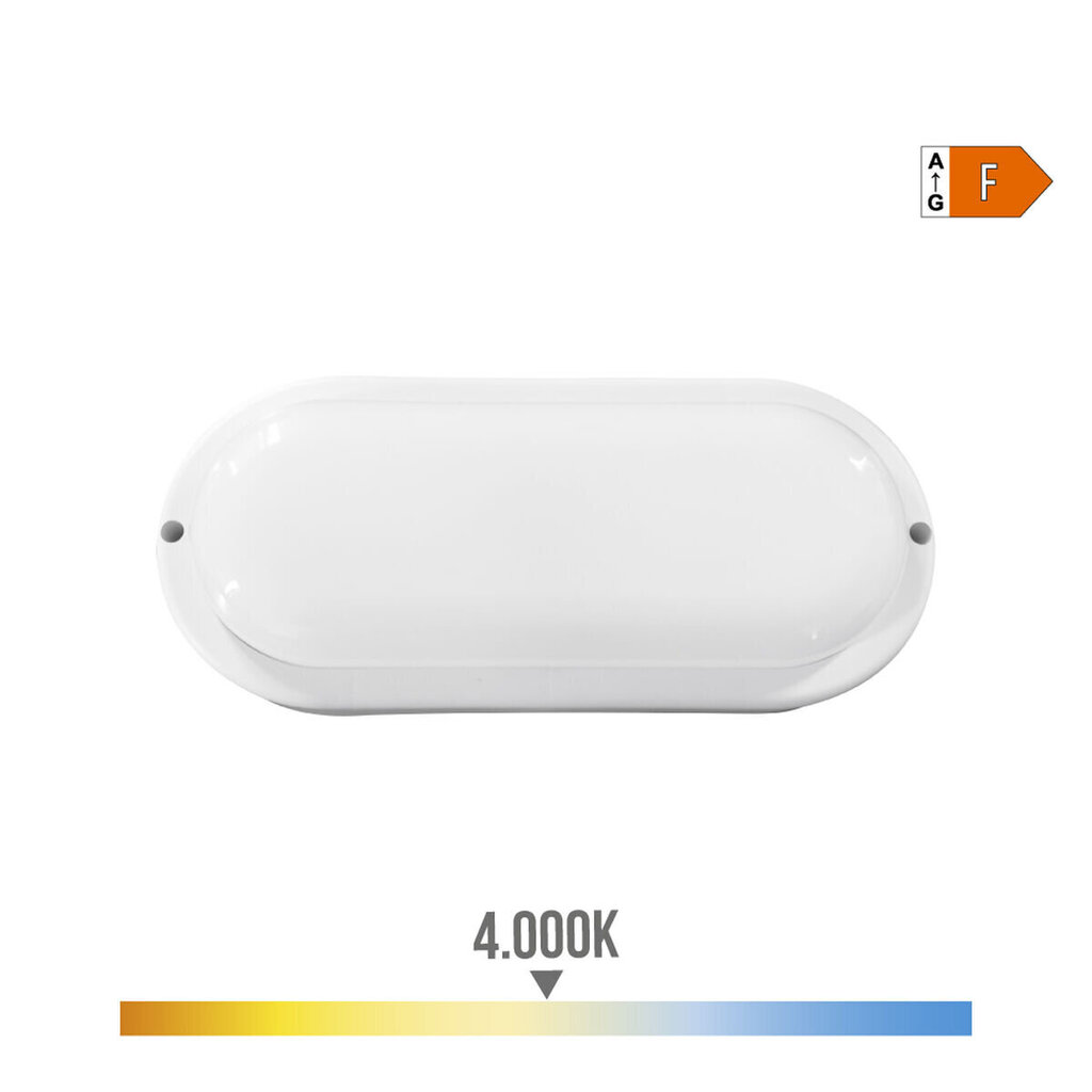 Led Seinavalgusti Edm Ovaal Valge 18 W F 1820 lm (4000 K) цена и информация | Aia- ja õuevalgustid | kaup24.ee