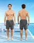 Meeste ujumispüksid Kouric, must, suurus XXL hind ja info | Ujumispüksid, shortsid | kaup24.ee