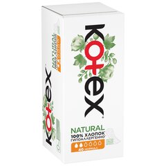 Kotex Natural Normal Liners, 40 %, 8 набор упаковки цена и информация | Тампоны, гигиенические прокладки для критических дней, ежедневные прокладки | kaup24.ee