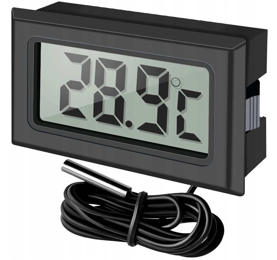 LCD termomeeter külmikule ja keskküttele sondiga hind ja info | Köögitarbed | kaup24.ee