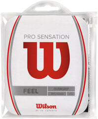 Mähis Wilson Pro Overgrip Sensation, 12 riba, must hind ja info | Välitennise tooted | kaup24.ee