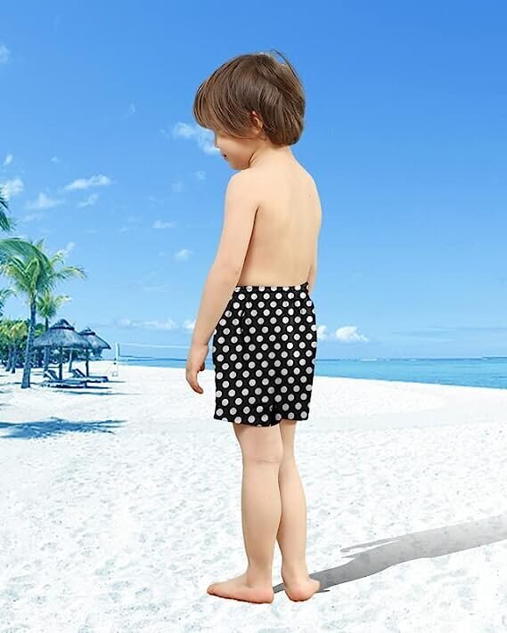 Laste ujumispüksid Kouric, must цена и информация | Poiste ujumispüksid | kaup24.ee