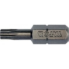 T20 torx 1/4" otsik 10tk 25mm 78143 цена и информация | Механические инструменты | kaup24.ee