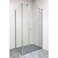 Dušikabiin Aqualux Hinged 128, 120x80x200 cm цена и информация | Душевые кабины | kaup24.ee