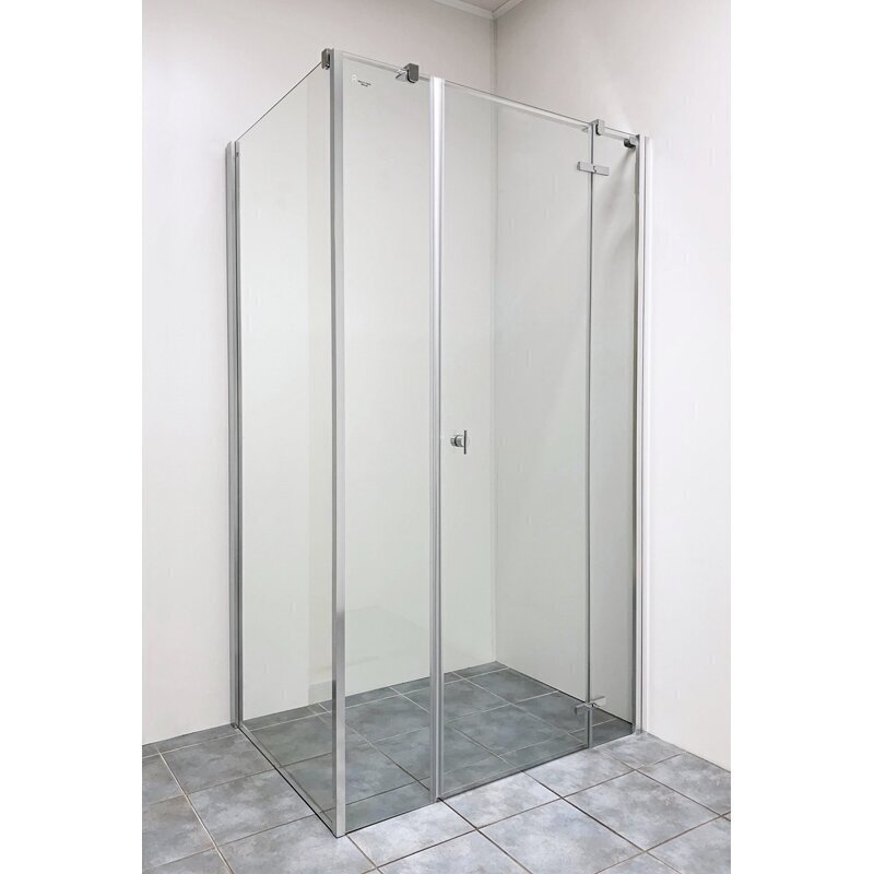 Dušikabiin Aqualux Hinged 128, 120x80x200 cm hind ja info | Dušikabiinid | kaup24.ee