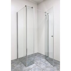 Душевая кабина Aqualux Hinged 128, 120x80x200 см цена и информация | Душевые кабины | kaup24.ee