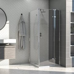 Душевая кабина Aqualux Hinged 98, 90x80x200 см цена и информация | Душевые кабины | kaup24.ee