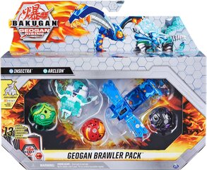 Zestaw Bakugan Geogan Rising Brawler Insectra Arcleon 5 figurek цена и информация | Развивающий мелкую моторику - кинетический песок KeyCraft NV215 (80 г) детям от 3+ лет, бежевый | kaup24.ee