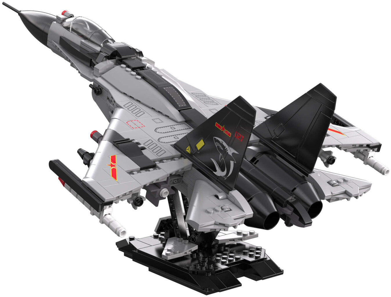 Plokid CaDA Fighter Jet 48 cm 1010 el. цена и информация | Klotsid ja konstruktorid | kaup24.ee