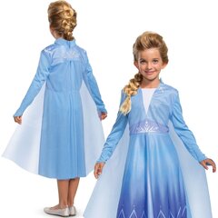 Karnevali kostüüm Disney Frozen Elsa 109-123 cm 5-6 aastane цена и информация | Карнавальные костюмы | kaup24.ee