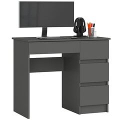 Письменный стол A-7 CLP, серый цвет цена и информация | Компьютерные, письменные столы | kaup24.ee
