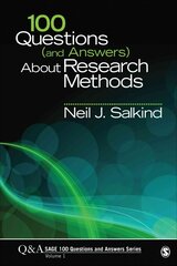 100 Questions (and Answers) About Research Methods цена и информация | Энциклопедии, справочники | kaup24.ee