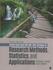 Student Study Guide With IBM (R) SPSS (R) Workbook for Research Methods, Statistics, and Applications, 3rd Revised edition hind ja info | Entsüklopeediad, teatmeteosed | kaup24.ee