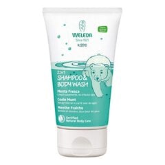 Kaks ühes dušigeel ja šampoon Weleda Kids Laste hind ja info | Šampoonid | kaup24.ee
