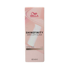 Püsivärv Wella Shinefinity Nº 09/05 (60 ml) hind ja info | Juuksevärvid | kaup24.ee