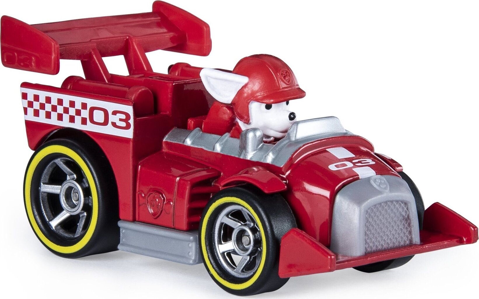 Figuur Paw Patrol Marshall Ready Race Rescue + sõiduauto koos ajami ja heliga hind ja info | Arendavad mänguasjad | kaup24.ee