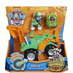 Машинка The Paw Patrol Rocky Dino Rescue Playset  цена и информация | Развивающий мелкую моторику - кинетический песок KeyCraft NV215 (80 г) детям от 3+ лет, бежевый | kaup24.ee