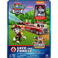 Lauamäng Paw Patrol Brave Fireman + Marshalli figuur цена и информация | Настольные игры, головоломки | kaup24.ee