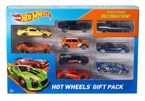 Komplekt Hot Wheels 9-pack autosid hind ja info | Poiste mänguasjad | kaup24.ee