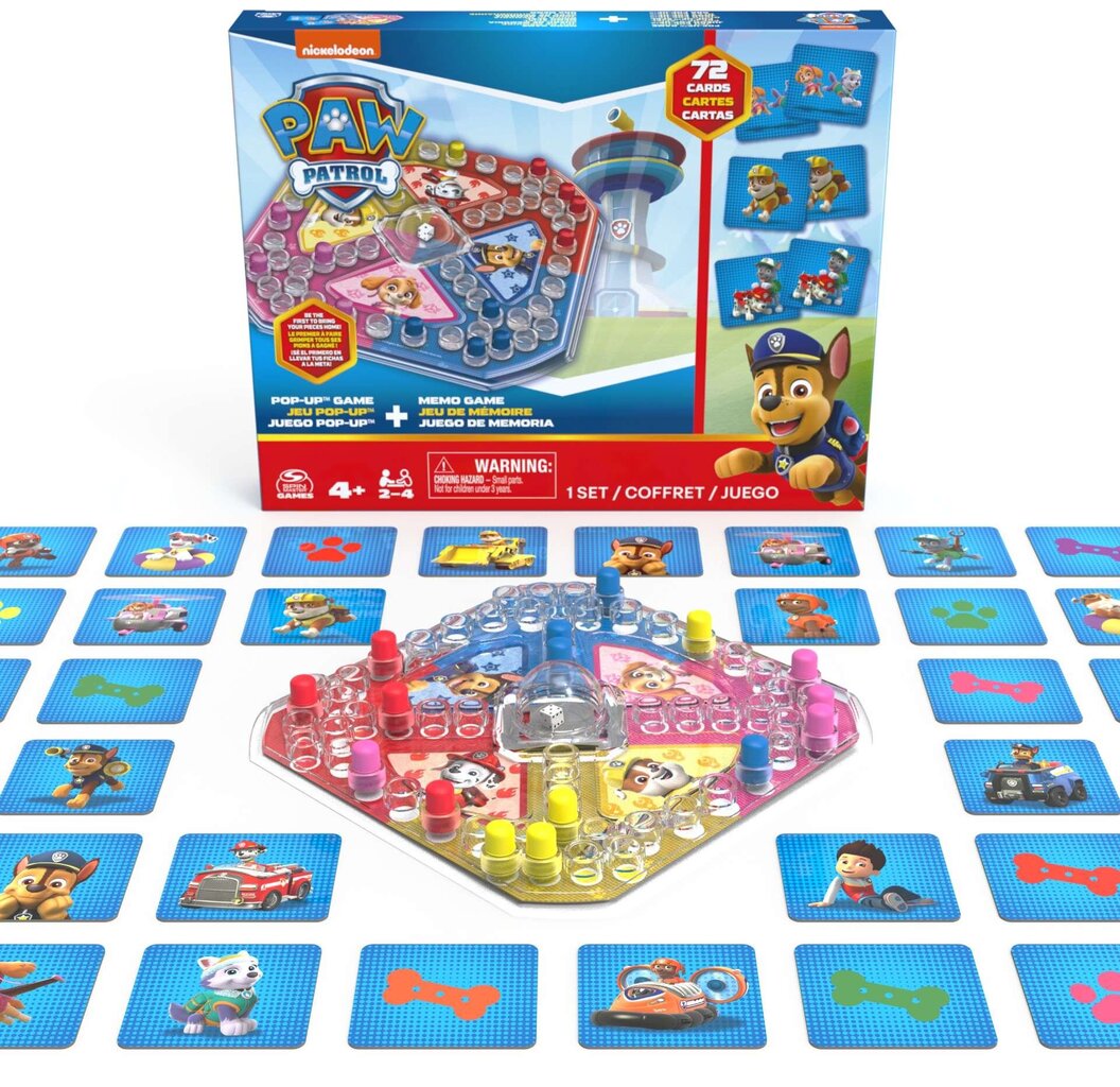 Всплывающее окно памяти Spin Master Games PAW Patrol 6066833 цена |  kaup24.ee