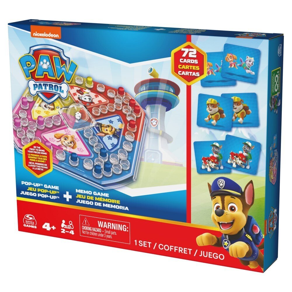 Kahe mängu komplekt: Pop Up Chinese ja Paw Patrol Memo: Pop Up Chinese ja Paw Patrol Memo hind ja info | Lauamängud ja mõistatused | kaup24.ee