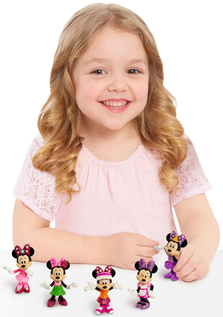 Minnie Mouse Disney 5 figuuriga komplekt hind ja info | Tüdrukute mänguasjad | kaup24.ee